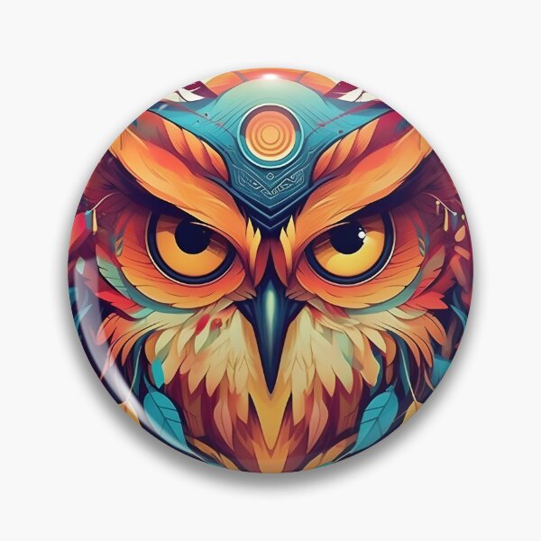 Item preview, Abstract owl designed and sold by Cr-AI-tive.