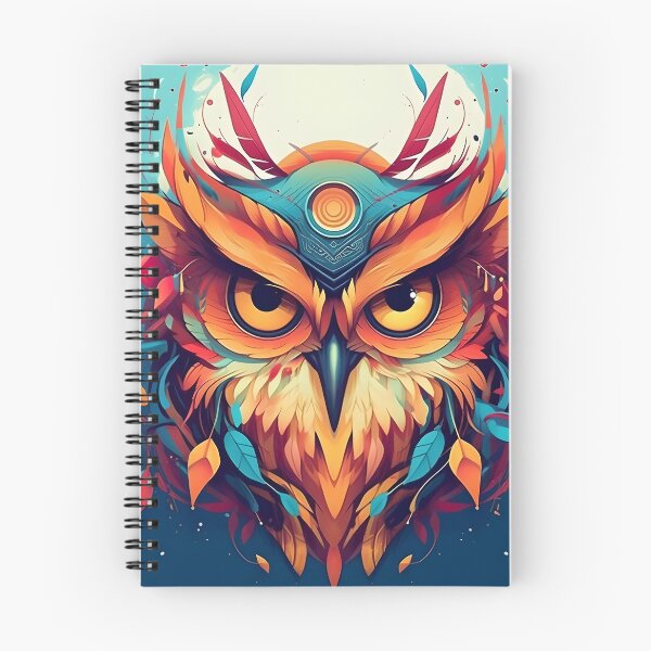 Item preview, Abstract owl designed and sold by Cr-AI-tive.