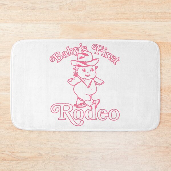 Item preview, PINK Baby's First Rodeo (trashed) designed and sold by okjenna.