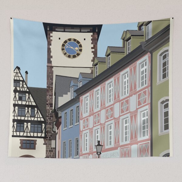 Item preview, Freiburg im Breisgau Travel Poster designed and sold by claireespinosa.