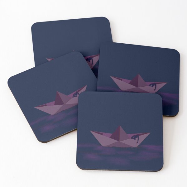 Item preview, Origami at Sea, Navy designed and sold by Moda-Mercury.