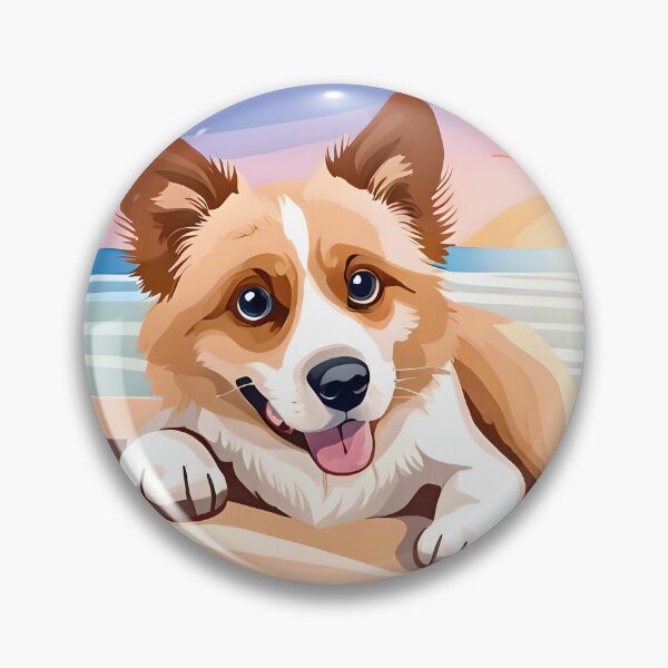 Item preview, Beautiful dog on the beach designed and sold by worldshopcolor.