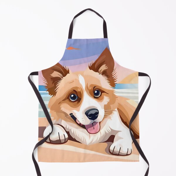 Item preview, Beautiful dog on the beach designed and sold by worldshopcolor.