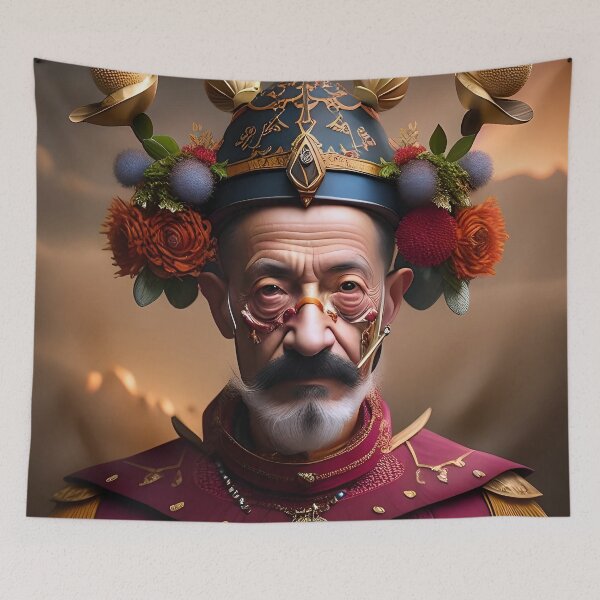 Item preview, Transcending Boundaries: The Magic of Surrealism Old Man Portrait designed and sold by artmanikin.