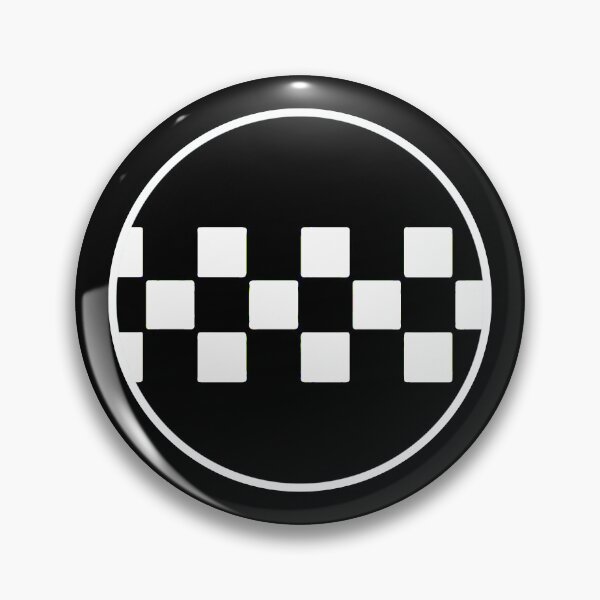 Item preview, Ska Checker Black White 2tone design designed and sold by ModSupporters.