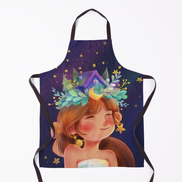 Item preview, Cute Galaxy Girl and Forest Wood Cabin designed and sold by SpringNguyen.