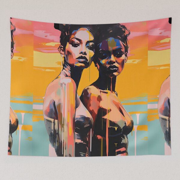 Item preview, Women Serenade: A Captivating Contemporary Artwork designed and sold by Piotrek0001.