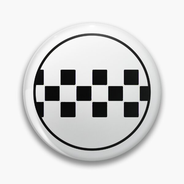 Item preview, Alt Ska Checker Black White 2tone design designed and sold by ModSupporters.