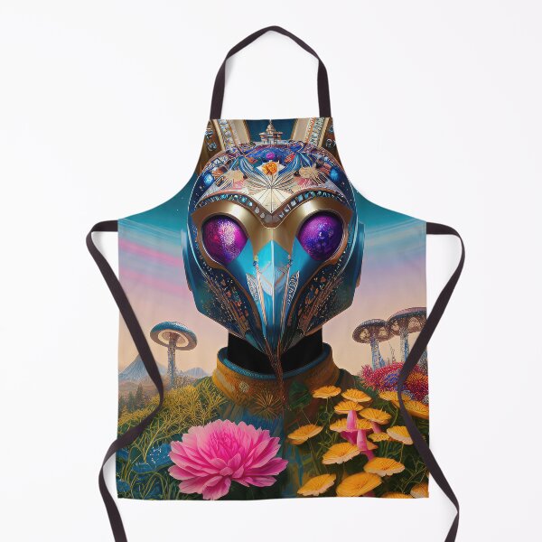 Item preview, Masked robot in the nature. Abstract ai art. designed and sold by HAKKI ARSLAN.