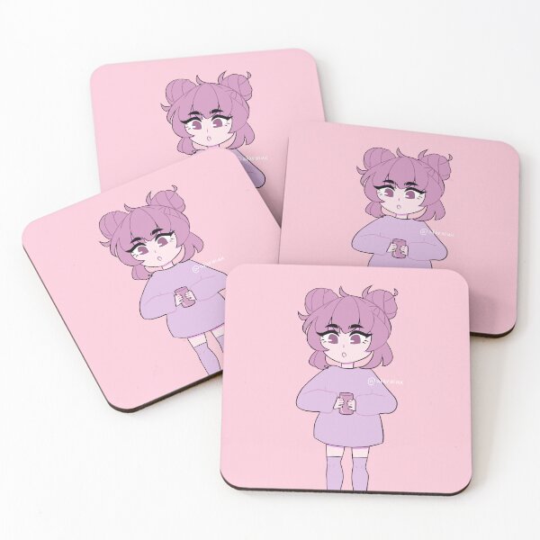Item preview, Purple Girly with space buns designed and sold by AlaraLux.
