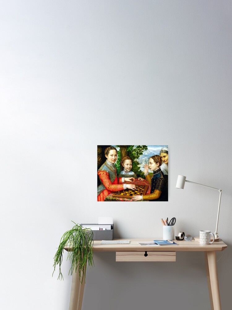 Game of Chess print by Sofonisba Anguissola