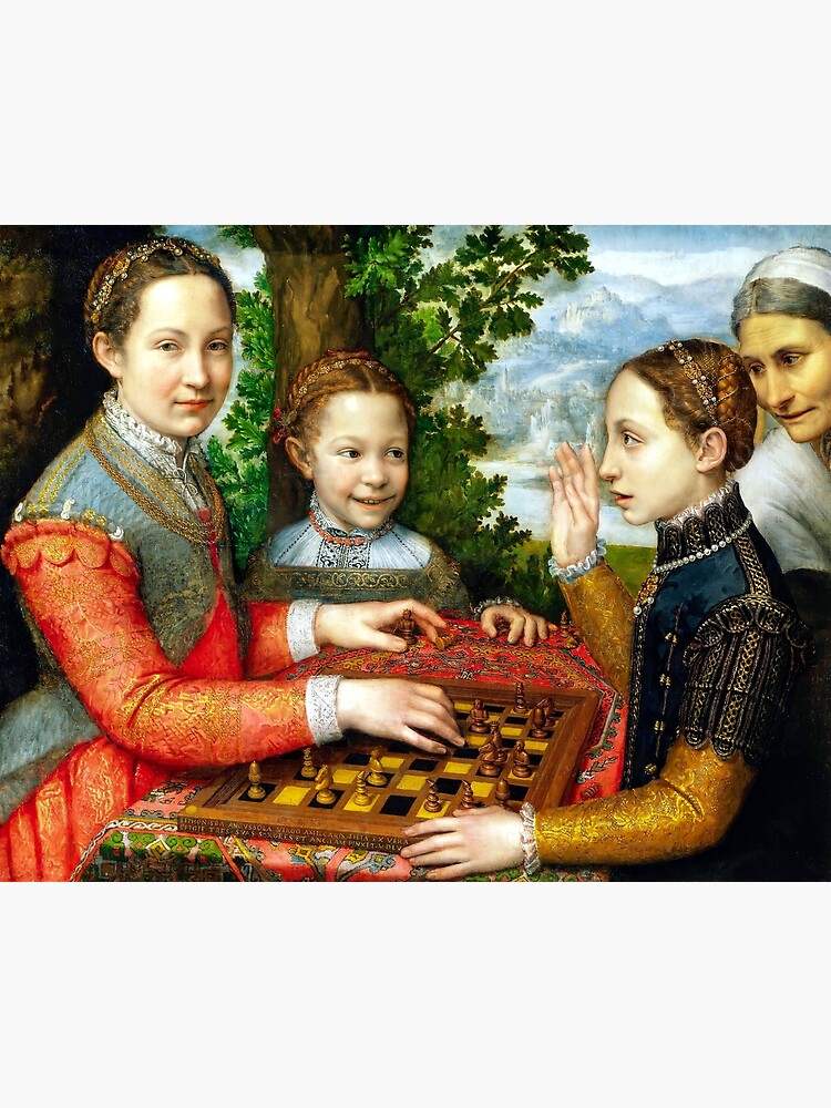 The Chess Game (c. 1555) by Sofonisba Anguissola 