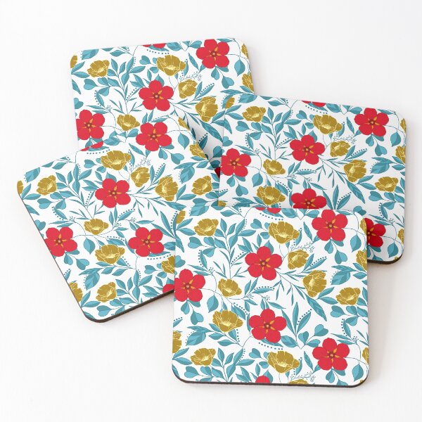 Item preview, Red Forget-Me-Not-Flower - White designed and sold by JaselviiStudio.
