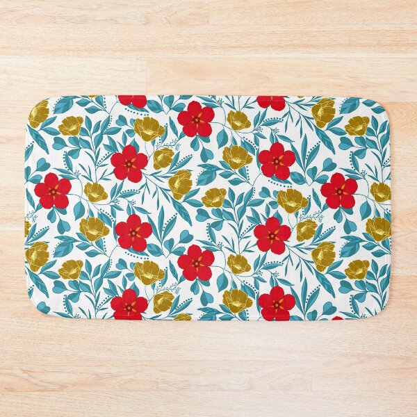 Item preview, Red Forget-Me-Not-Flower - White designed and sold by JaselviiStudio.