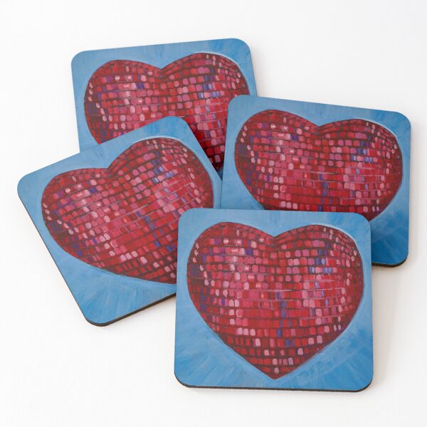 Item preview, Red Disco heart designed and sold by artcaes.