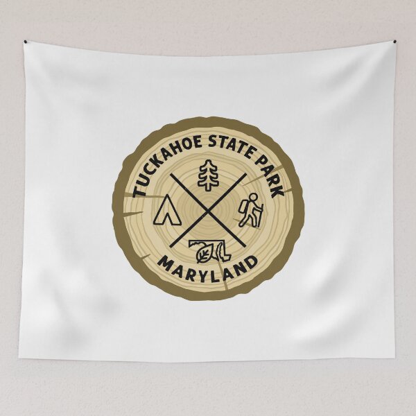 Item preview, Tuckahoe State Park Maryland Log Slice designed and sold by VanyaKar.