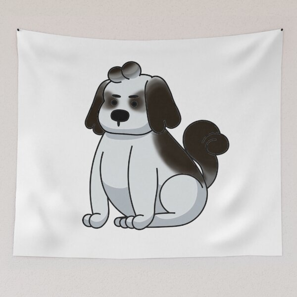 Item preview, White and Black Shih Tzu DOG designed and sold by Nevermind-artss.