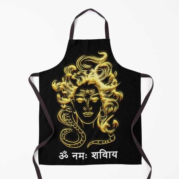 Item preview, om namah shivay mantra and lord shiva golden art t-shirt | lord shiva t-shirt designed and sold by KARTICK DUTTA.