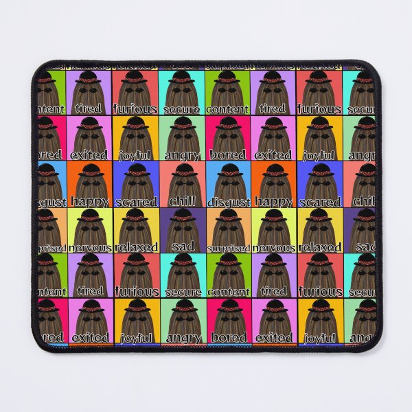 Item preview, Cousin Itt grid of expressions designed and sold by HappyMissPsycho.