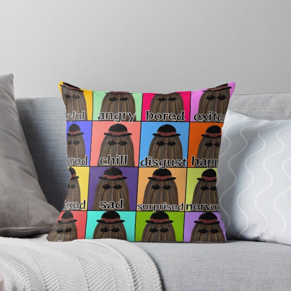Item preview, Cousin Itt grid of expressions designed and sold by HappyMissPsycho.