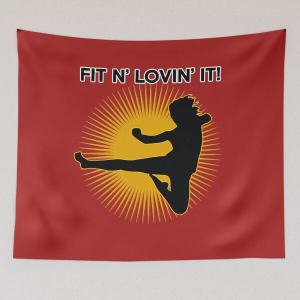 Item preview, EXERCISE SHIRTS FOR WOMEN! KICKING MARTIAL ARTS T-SHIRT designed and sold by BrandNewTeez.