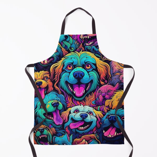 Item preview, Abstract Graffiti Dogs Pattern designed and sold by Desfix.