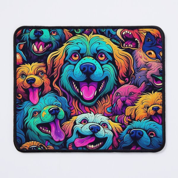 Item preview, Abstract Graffiti Dogs Pattern designed and sold by Desfix.