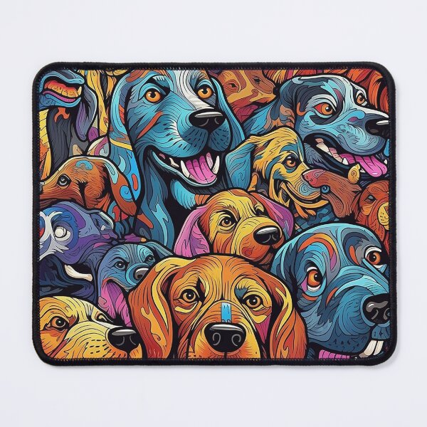 Item preview, Abstract Graffiti Dogs Pattern designed and sold by Desfix.