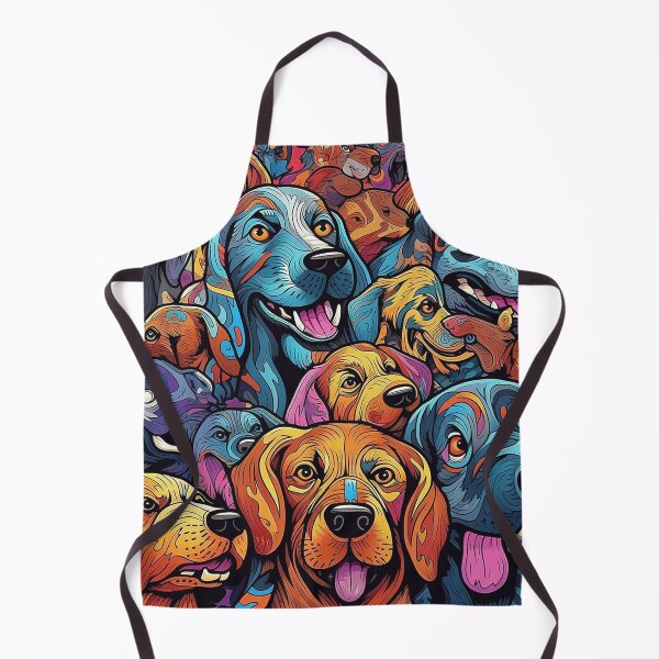 Item preview, Abstract Graffiti Dogs Pattern designed and sold by Desfix.