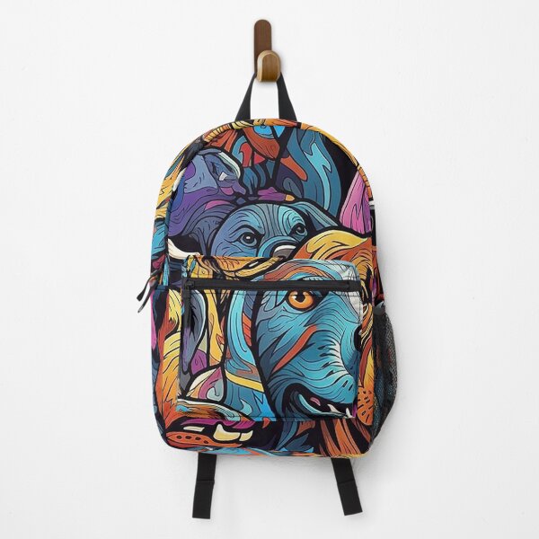 Item preview, Abstract Graffiti Dogs Pattern designed and sold by Desfix.