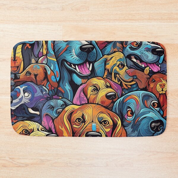 Item preview, Abstract Graffiti Dogs Pattern designed and sold by Desfix.
