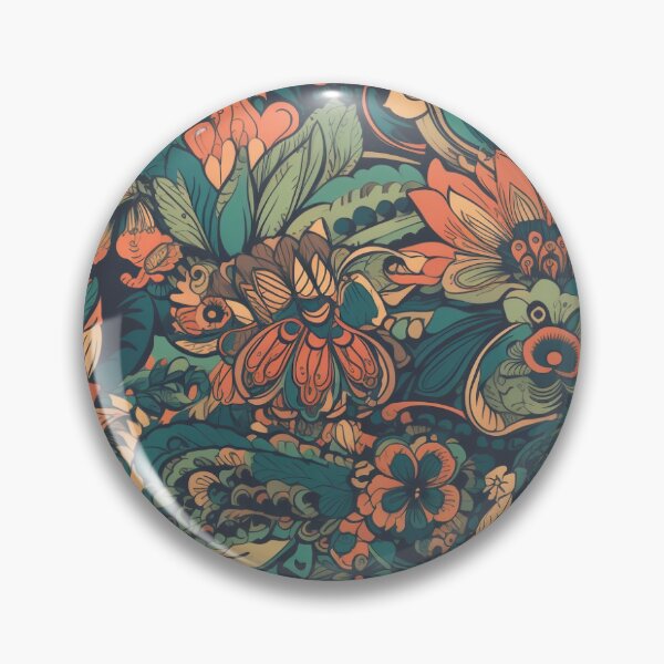 Item preview, Enchanting Gardens: A Kaleidoscope of Colorful Flora and Fantastic Creatures designed and sold by soulfulfaces.