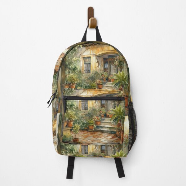 Item preview, Spanish Courtyards Watercolor Design: Bring a Touch of Spain to Your Life designed and sold by bigboxofstuff.