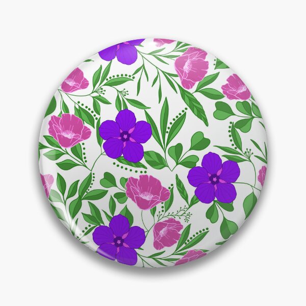 Item preview, Purple Forget-Me-Not-Flower - White designed and sold by JaselviiStudio.
