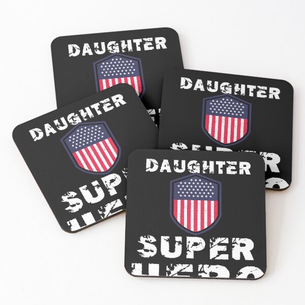 Item preview, I'm my daughter Super Hero Patriotic desing designed and sold by Agart-Desing.