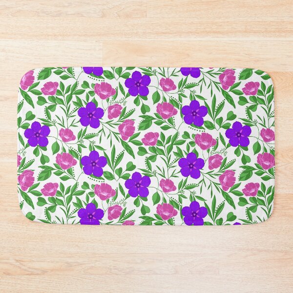 Item preview, Purple Forget-Me-Not-Flower - White designed and sold by JaselviiStudio.