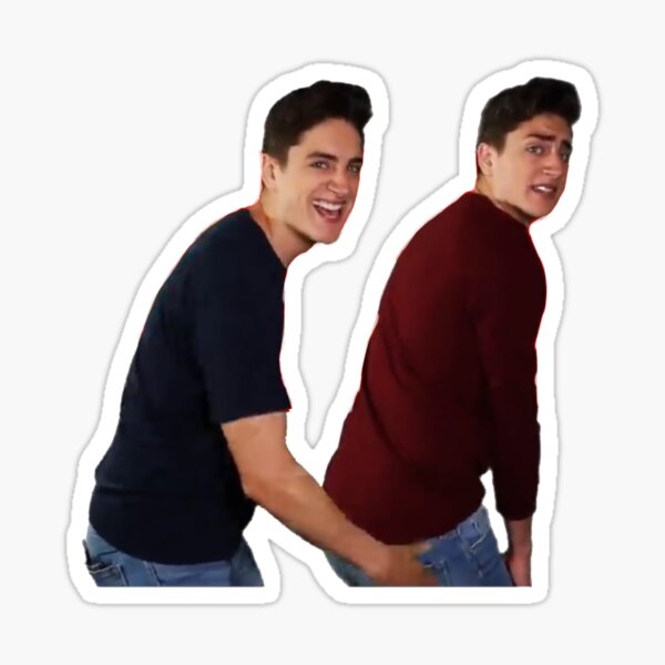 Item preview, Danny Gonzalez Spanking himself Sticker designed and sold by BandArtShop.