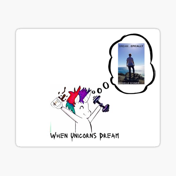 When Unicorns Dream Sticker