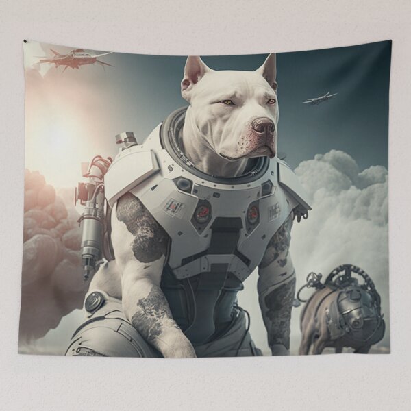Item preview, pittie espacial designed and sold by Pittie Dog Club.