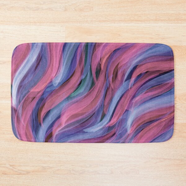 Item preview, Pink Rose Violet Feathers designed and sold by Alexandria Levin.