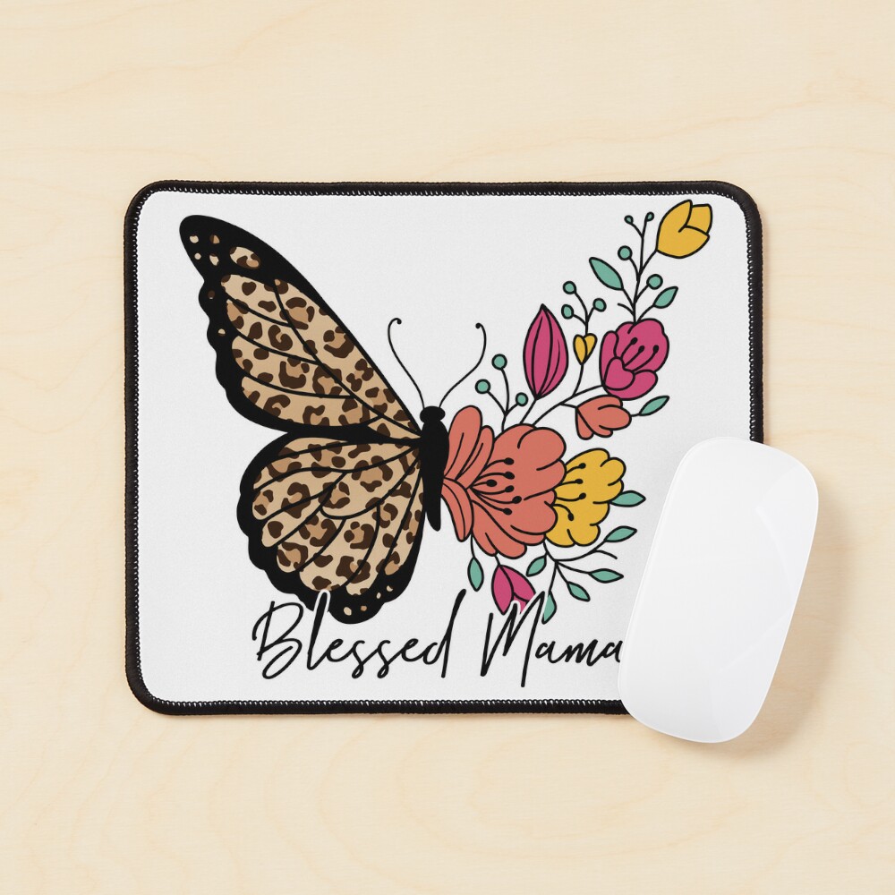 Blessed Mama With Butterfly Sticker for Sale by ZefirDesign