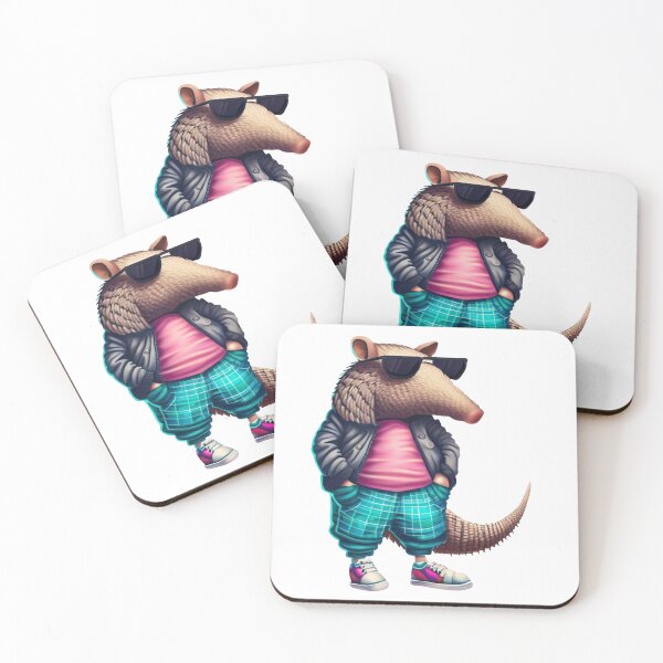 Item preview, Hipster Armadillo V3 designed and sold by HipsterAnimals.