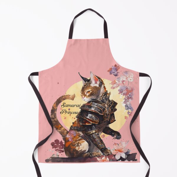Item preview, Samurai Princess- Samurai cat princess- Princess Samurai- Samurai Warrior princess designed and sold by Janetlousart.