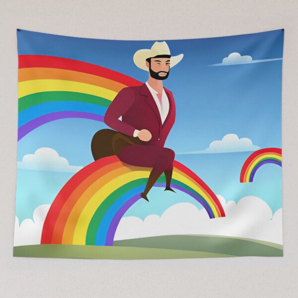 Item preview, Cowboy Likes Me designed and sold by AI-LGBT.