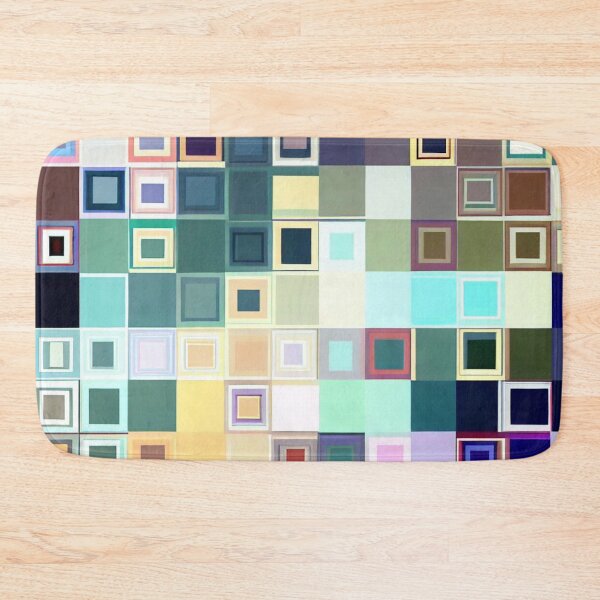 Item preview, abstract-colored squares laid out randomly but symmetrically designed and sold by JaroDesign2023.