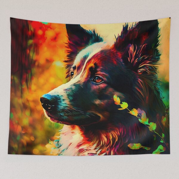 Item preview, A dog in the garden designed and sold by Cr-AI-tive.