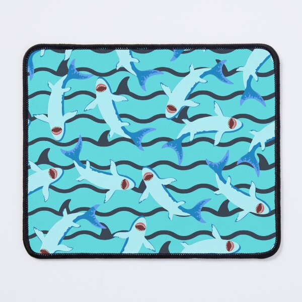 Item preview, Sharks!  Shark leggings, Shark shower curtain, All about Sharks! designed and sold by Soundpups.