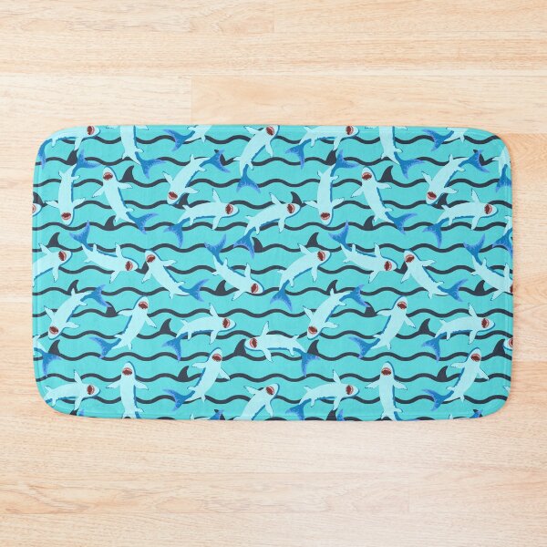 Item preview, Sharks!  Shark leggings, Shark shower curtain, All about Sharks! designed and sold by Soundpups.
