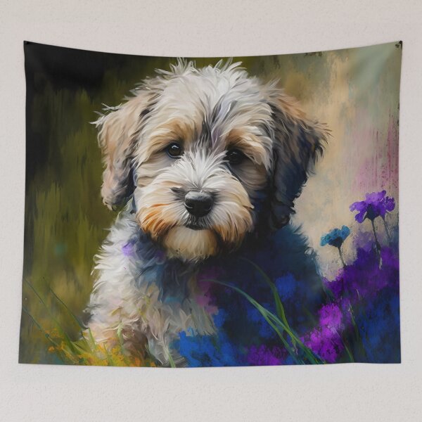Item preview, A dog in the garden 4 designed and sold by Cr-AI-tive.