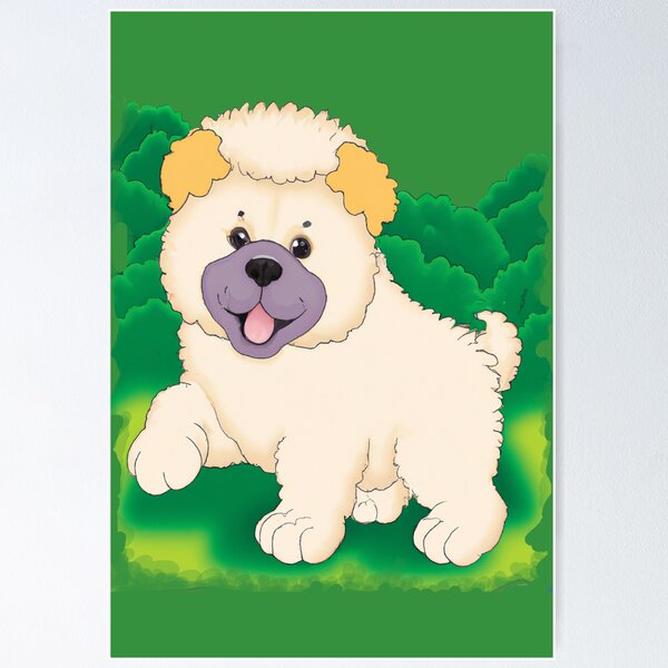 Item preview, CHOW CHOW FUNNY PUPPY DOG designed and sold by Ramzadeen.